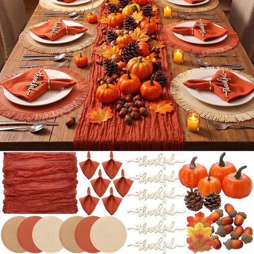 Fall thanksgiving table - fall,