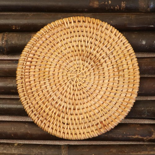 Rattan coaster for hot pots - rattan,