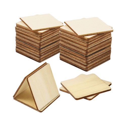 Square wood coasters place - square,
