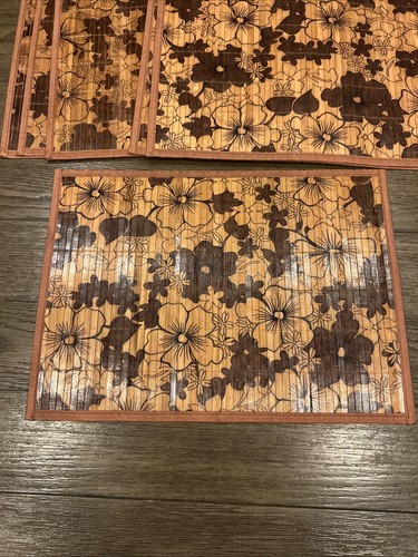 Vintage bamboo floral - vintage,