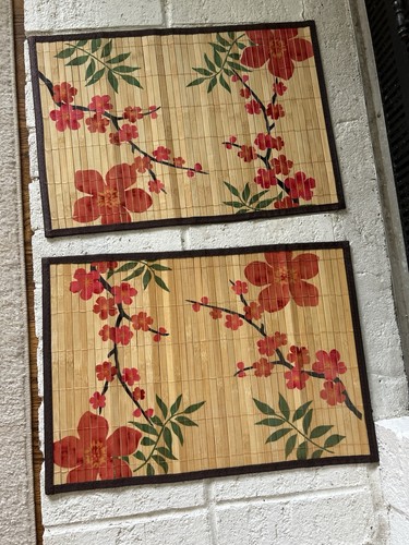 Vintage bamboo floral - bamboo,