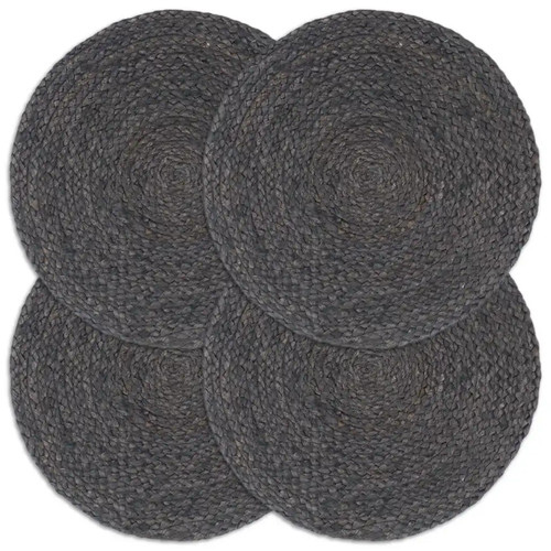 Placemats dark grey 38cm - placemats,