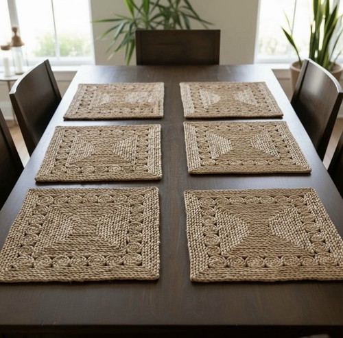 Set handwoven natural - set,