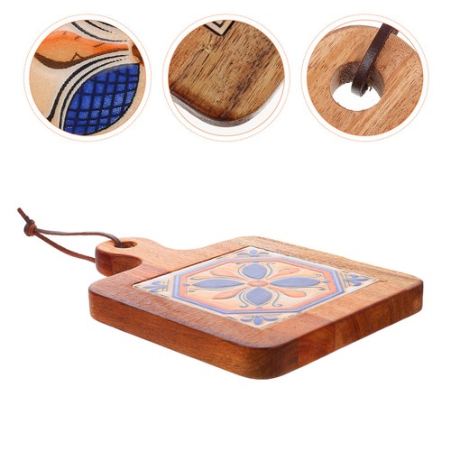 Solid wood vintage placemat - solid,