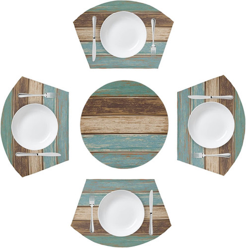 Placemats for round tables set - placemats,