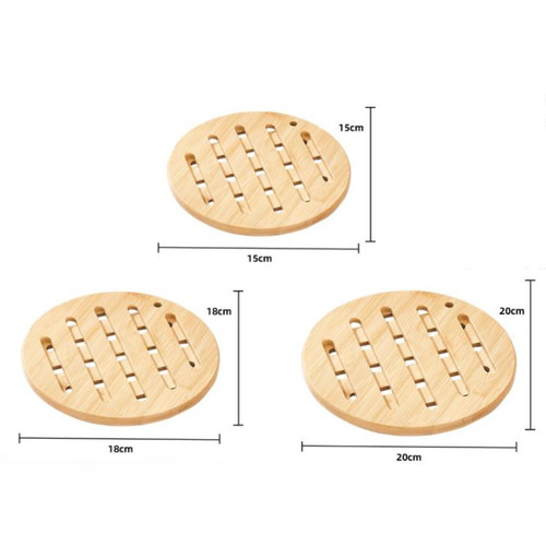 Round heat resistant placemats - heat,