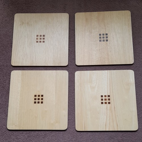 Set large wooden - of, 4