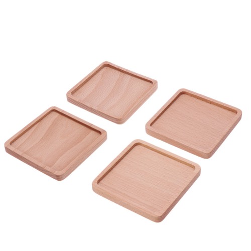 Pcs wood coasters table - pcs,