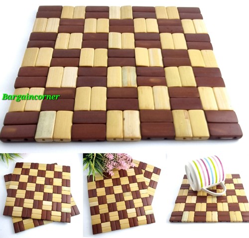 Wood placemat heat - placemat,