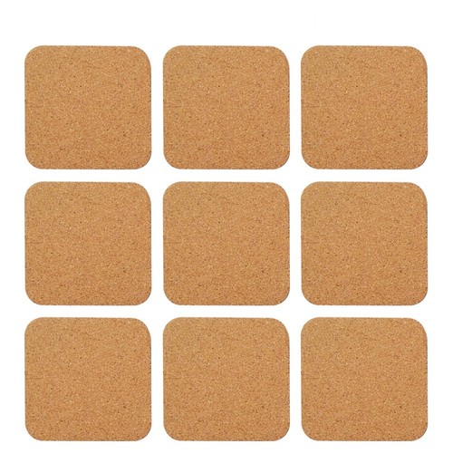 Pcs cork coasters - 12,